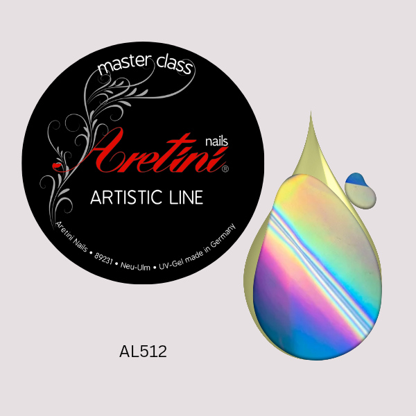 Artistic line rainbow